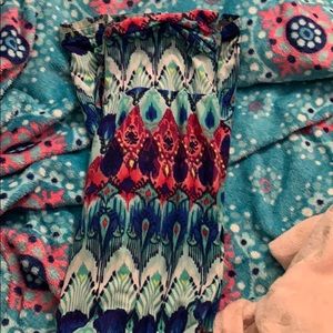 Printed Flare Palazzo Pants